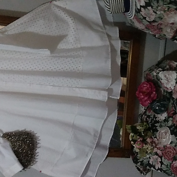 WHITE SHIRT DRESS - Picture 1 of 10